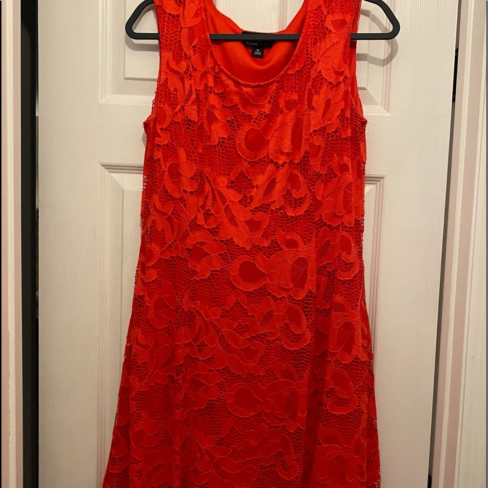 Red dress
